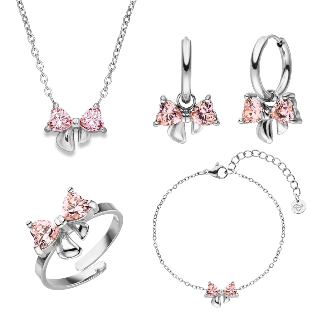 Sweet Bow Set | 18K vergoldet