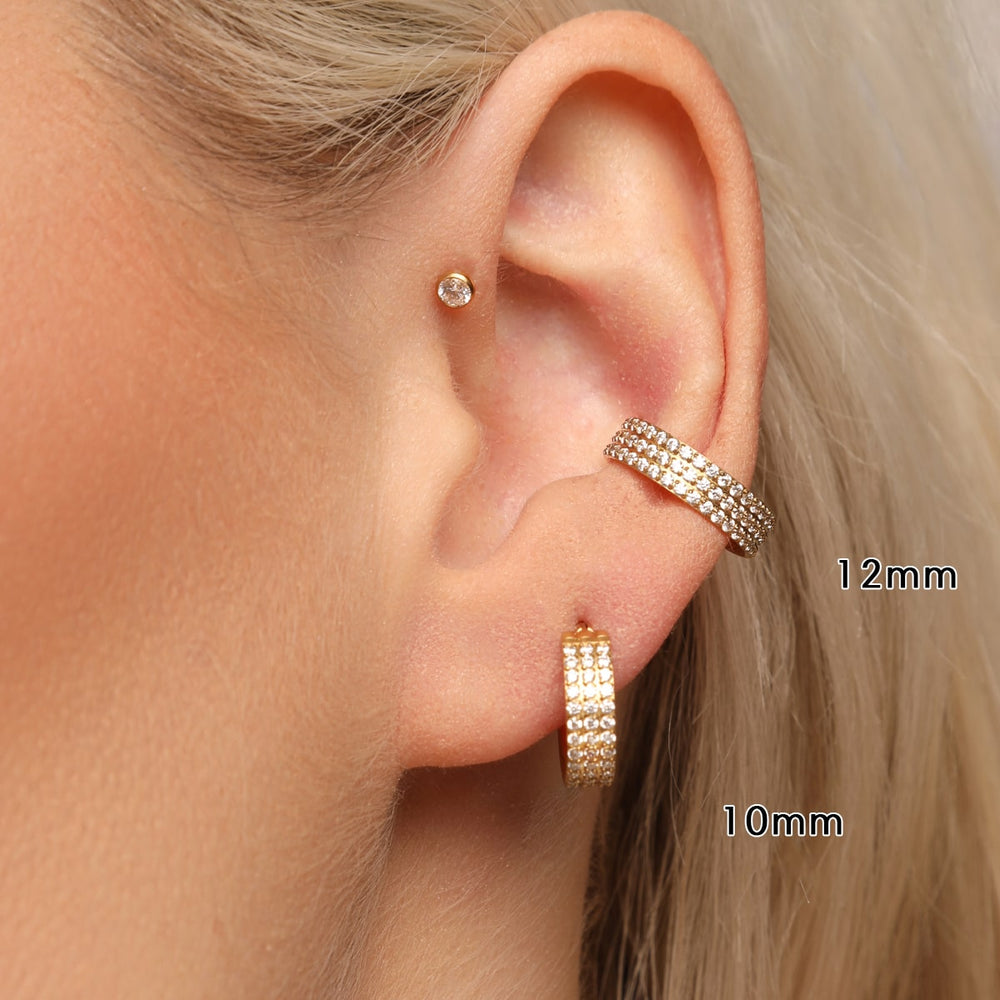 Dreifach Conch Ring Piercing Clicker