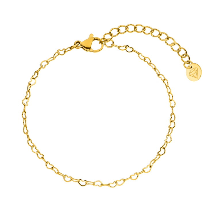 Unlimted Heart Fußkette | 18K vergoldet