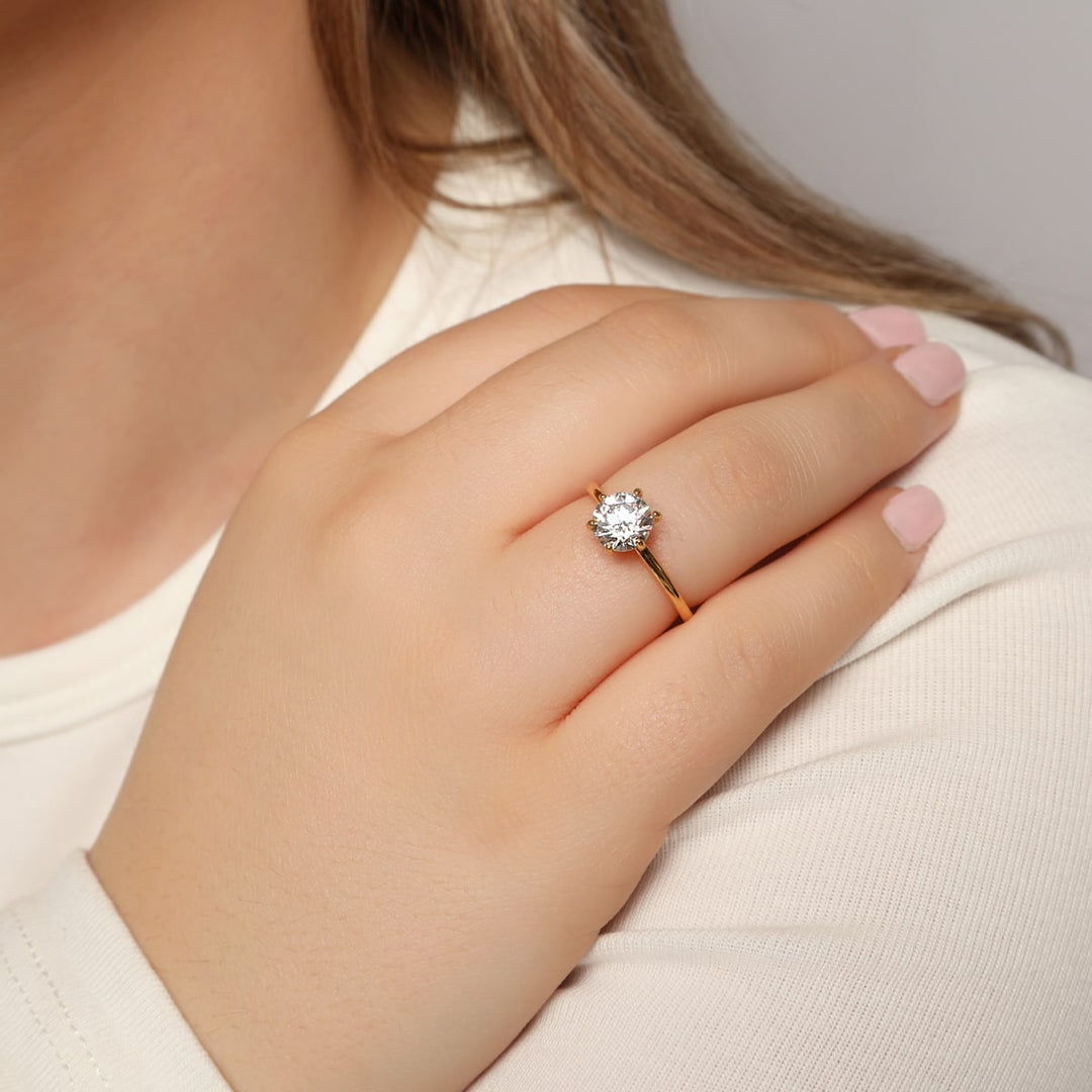 Verena Ring | 18k gold -plated