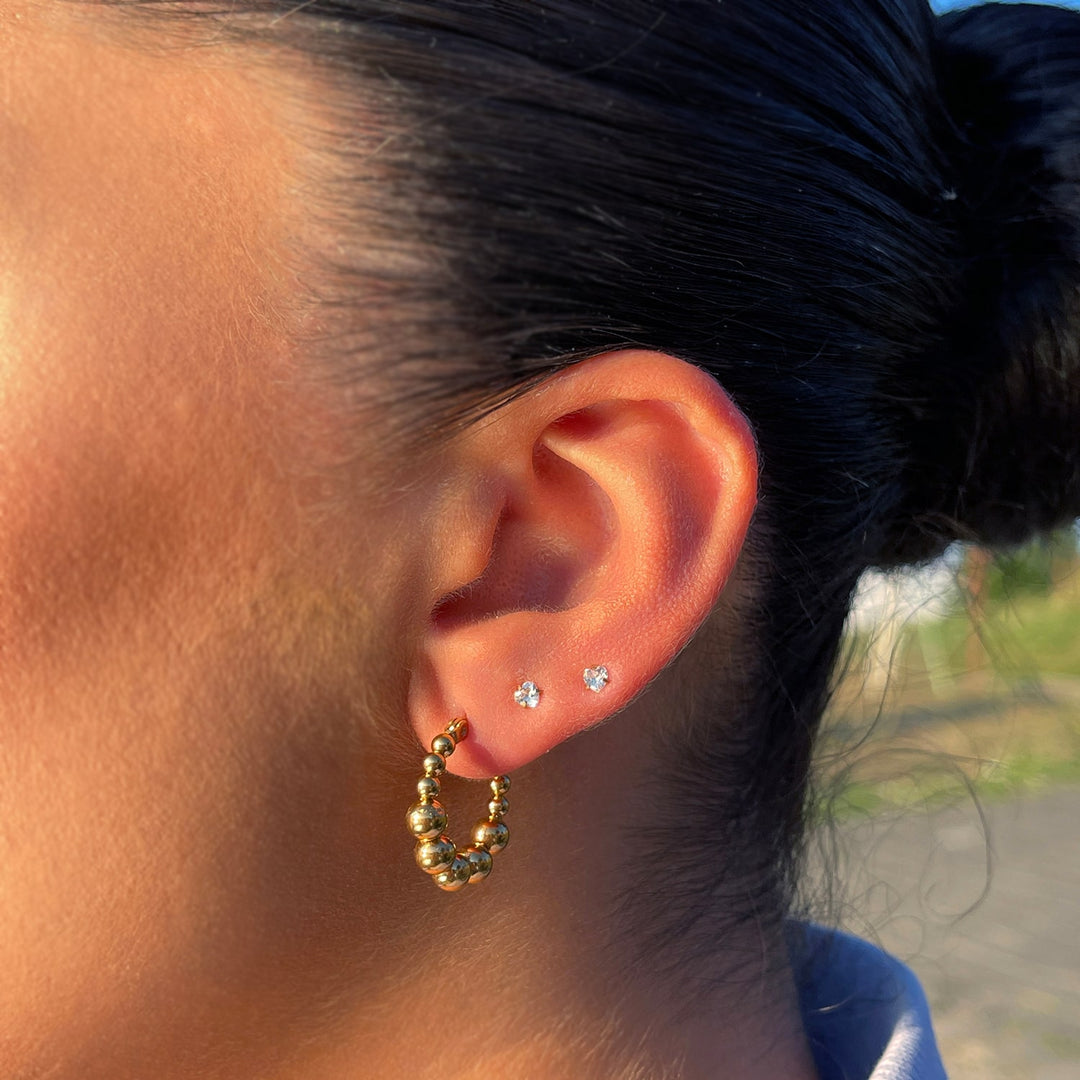 Dotty Ohrringe | 18K vergoldet