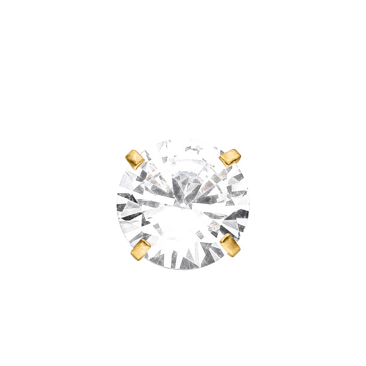 Piercing für Ohr gold Chirurgenstahl 18K vergoldet wasserfest