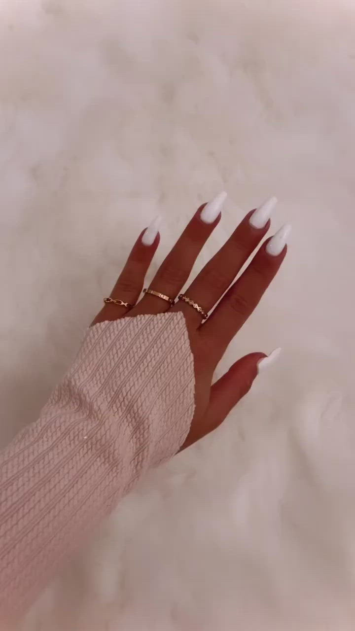 Kristall Ring 18K vergoldet wasserfest Damen