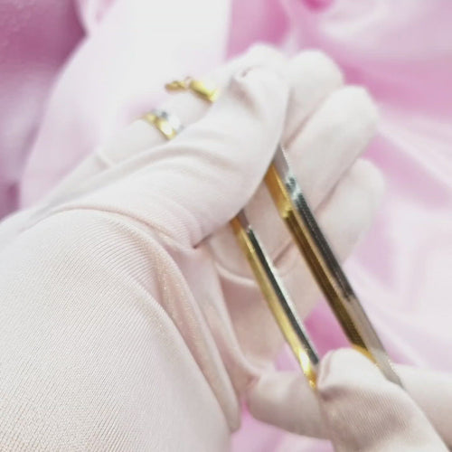 Sleek Armbänder in Gold und Silber aus Edelstahl