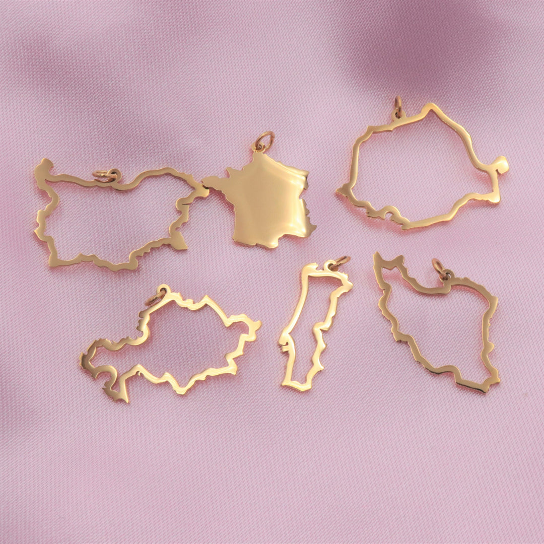 Nations Kette | 18K vergoldet | Snake Skin