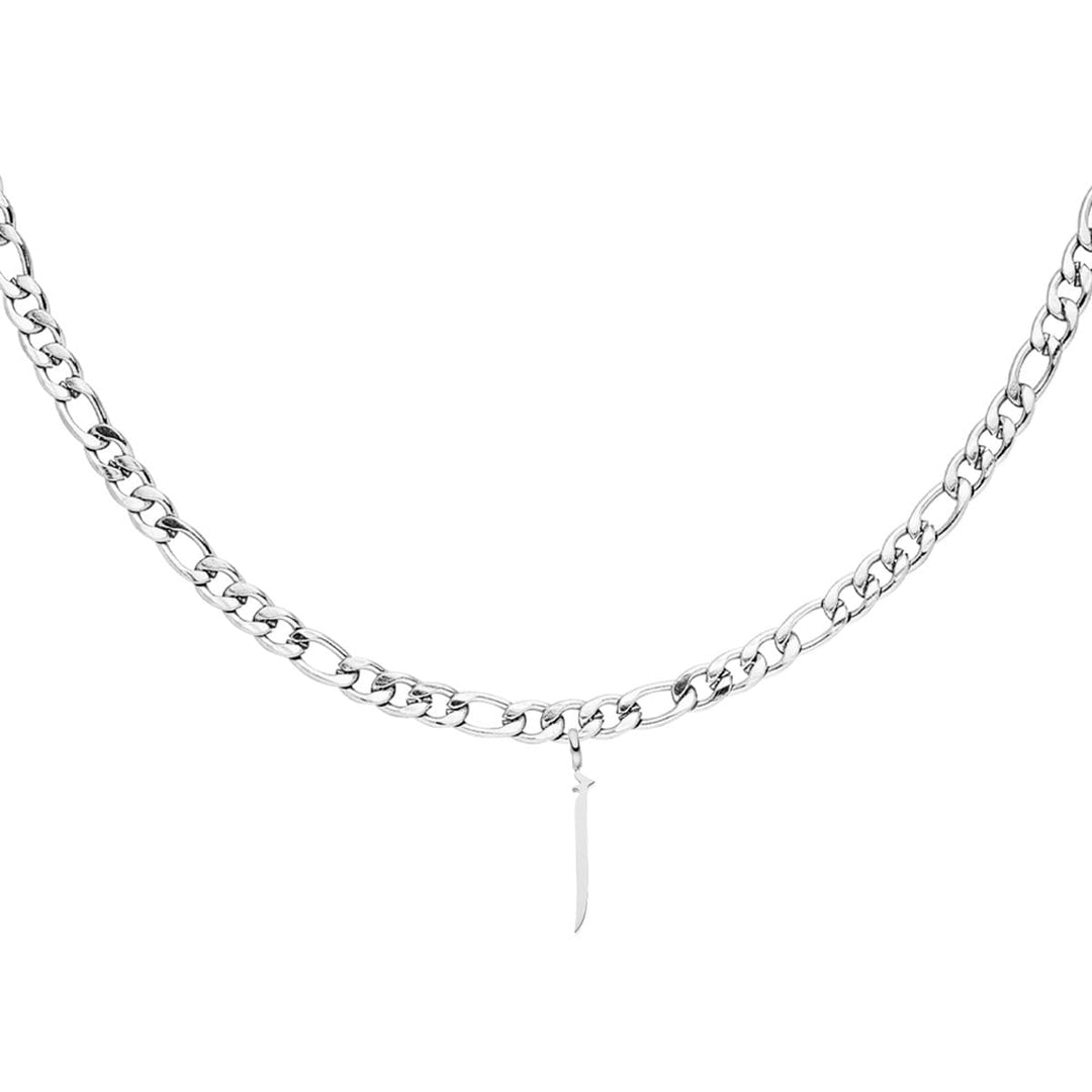 Arabische Buchstaben Halskette Silber wasserfest personalisiert