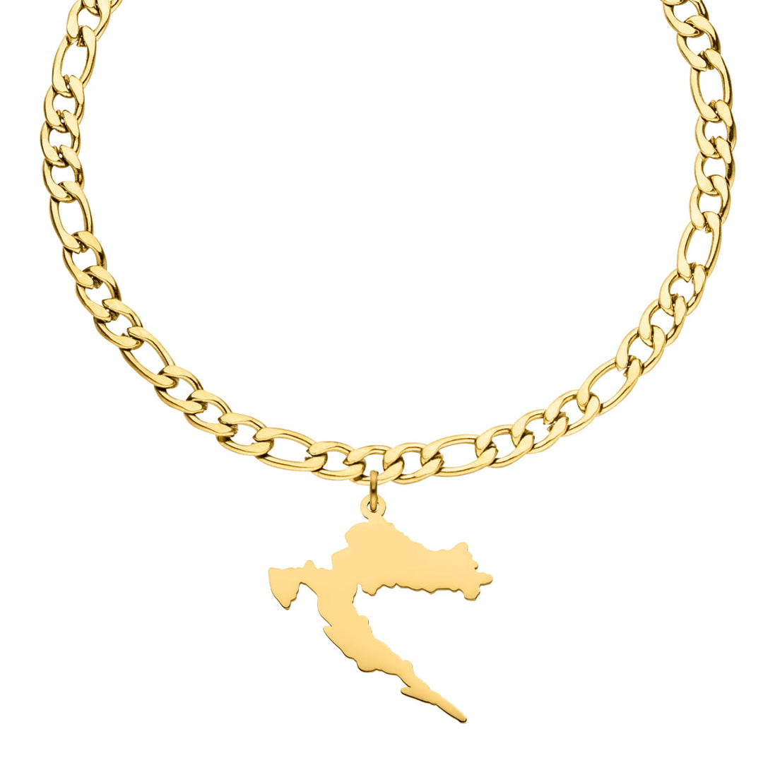 Kroatien Armband 18K vergoldet Damen Edelstahl