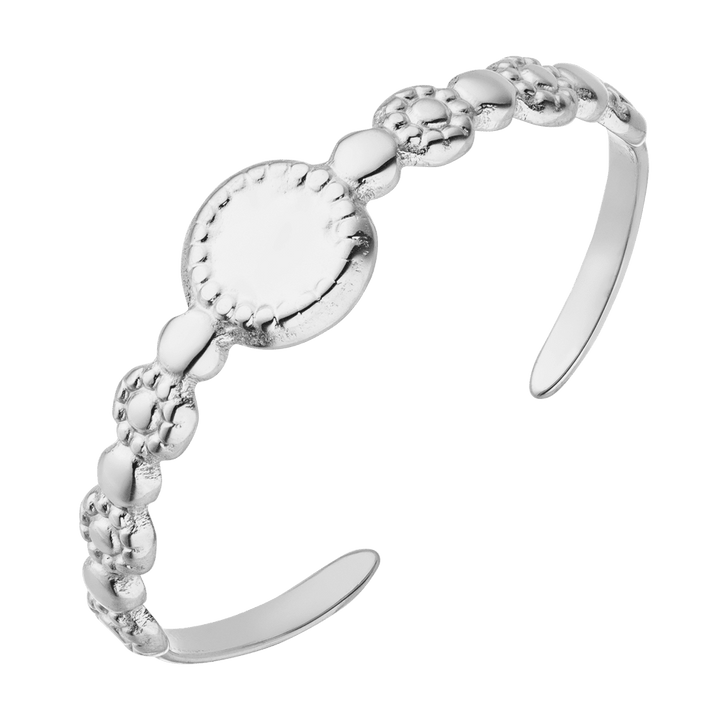 Edelstahl Ring wasserfest Silber größenverstellbar