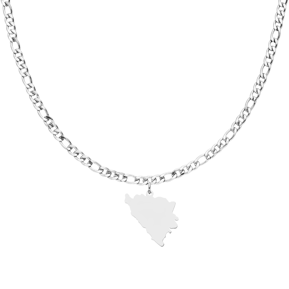 Nations Kette | Edelstahl Silber | Classic