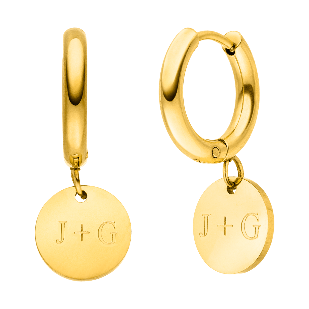 Coins Ohrringe | 18K vergoldet