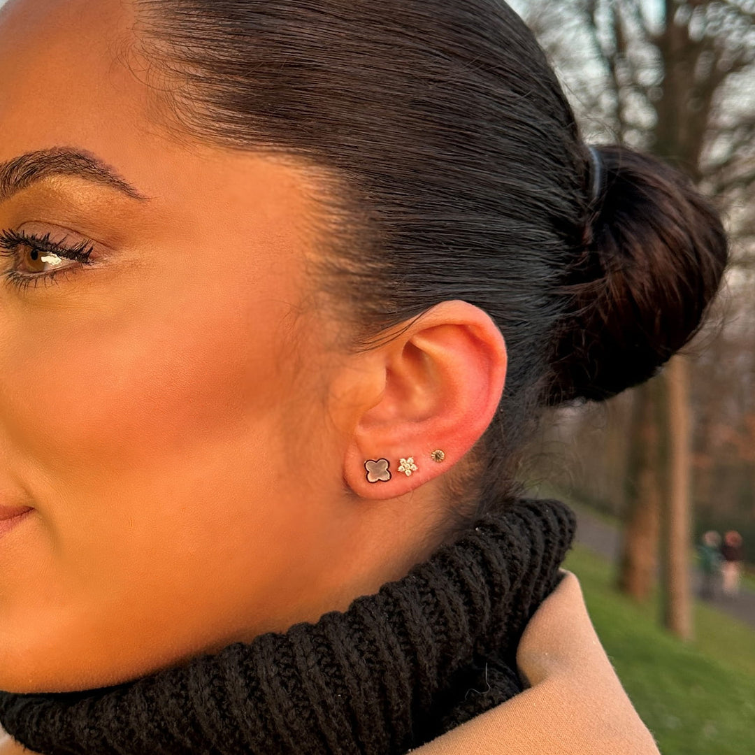 Flower Ohrstecker | 18K vergoldet