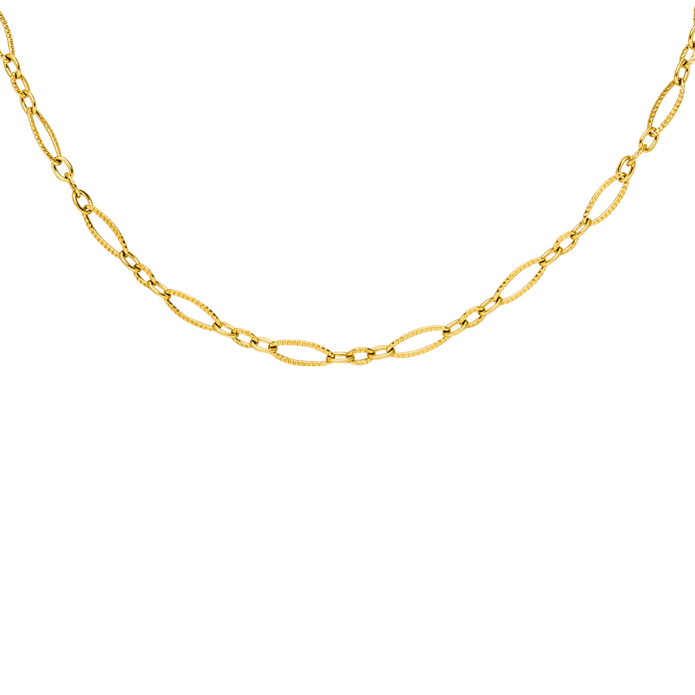 Dezente Halskette 18K vergoldet wasserfest Damen
