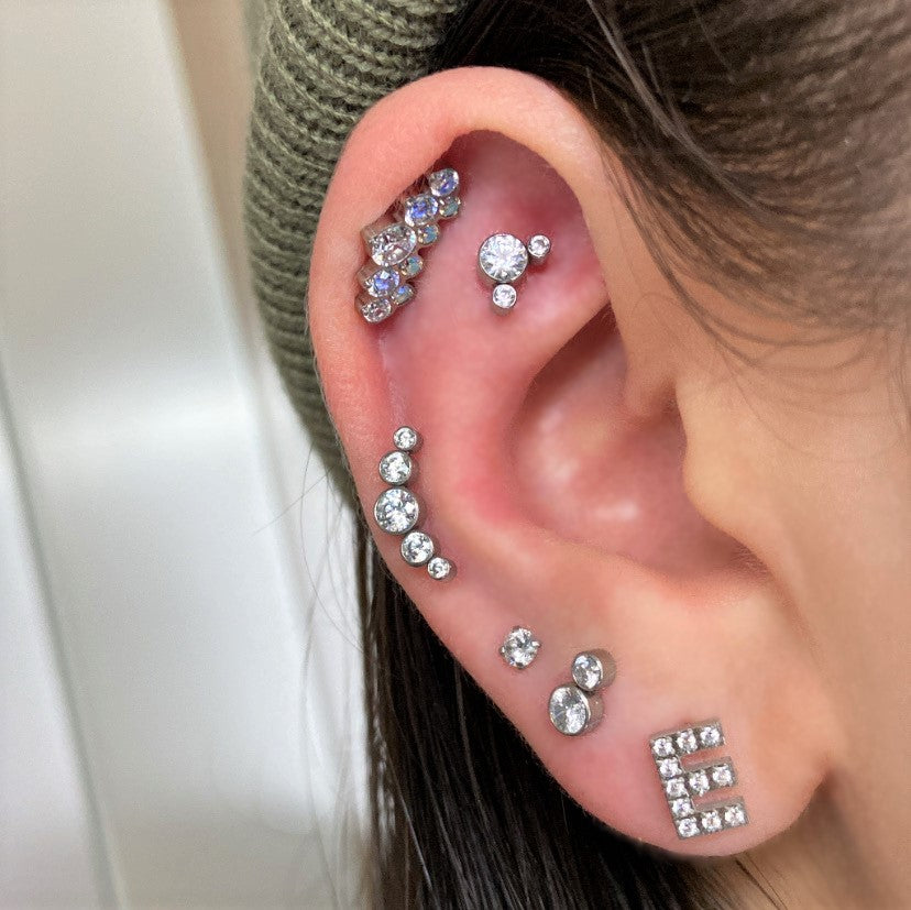 Letter Piercing | Chirurgenstahl