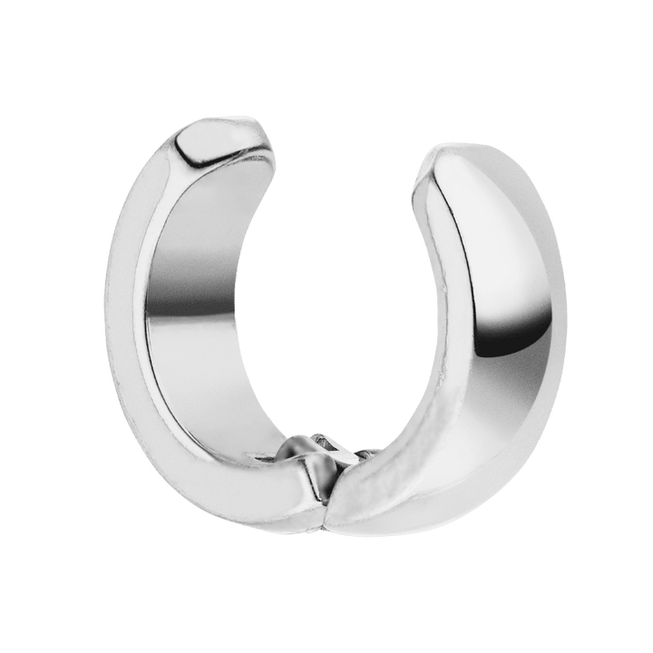 Ear Cuff Silber Edelstahl wasserfest Ohrklemme