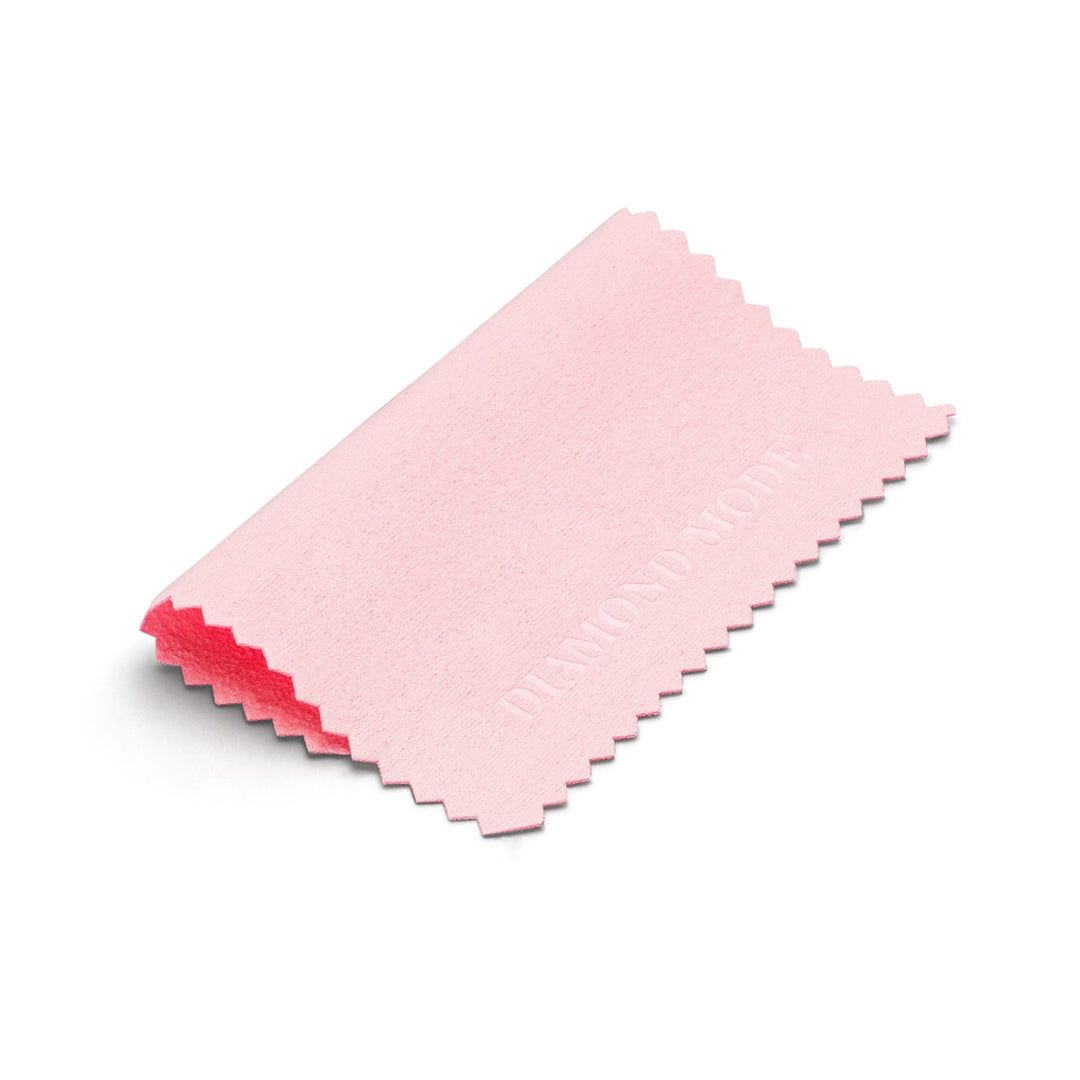 Mikrofasertuch für Schmuck Poliertuch rosa