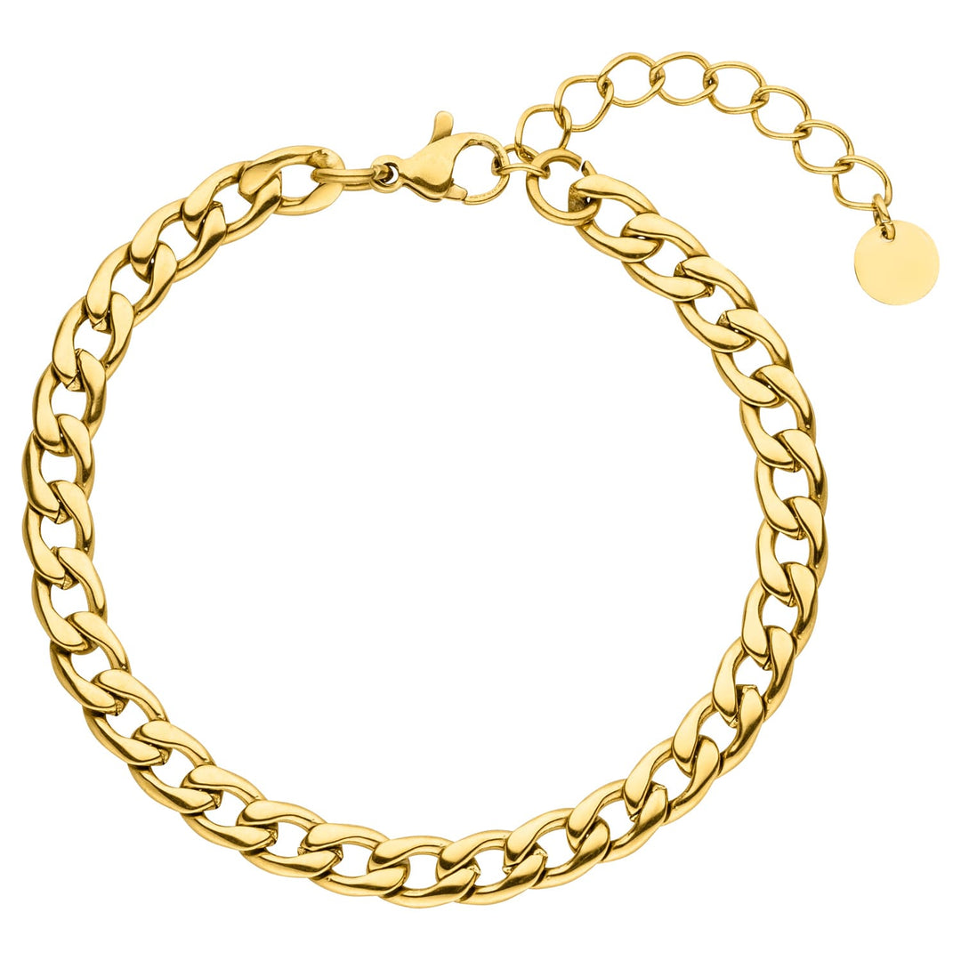 Gourmet Armband gold 18K vergoldet wasserfest dezent dünn