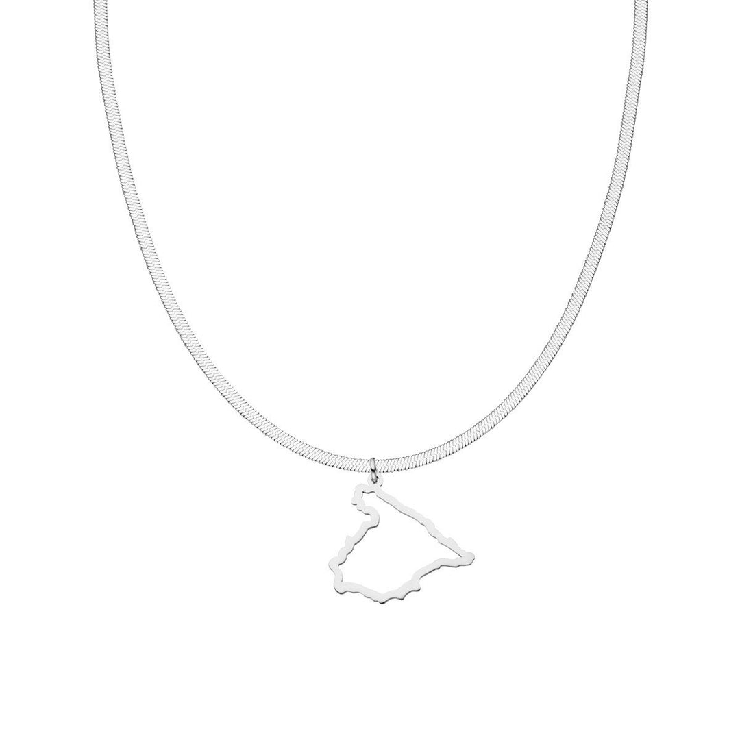 Spanien Sleek Kette silber Spanische Länderkette