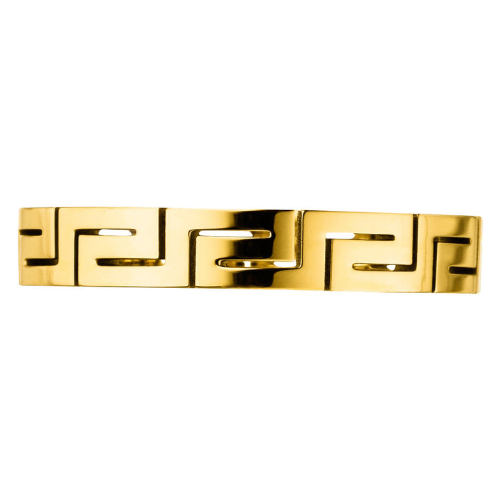 Tribal Ornament Griechisch Ring Gold Tribal Wellen Muster