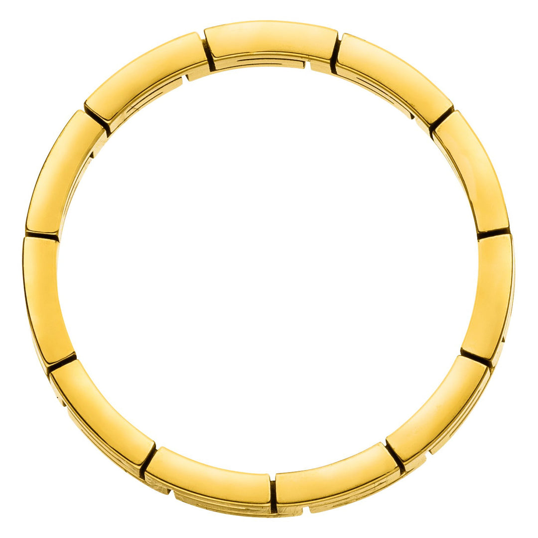 Griechenland Muster Ring Wellen Design Tribal Ornament Gold